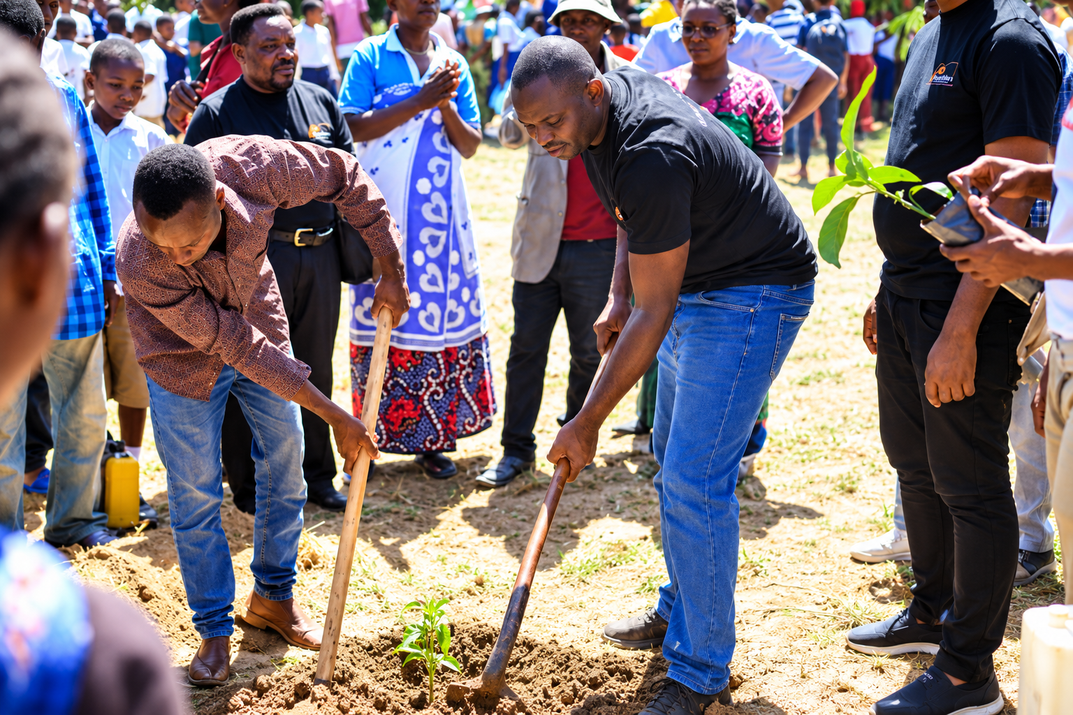 Tree planting at Matosa Secondary School